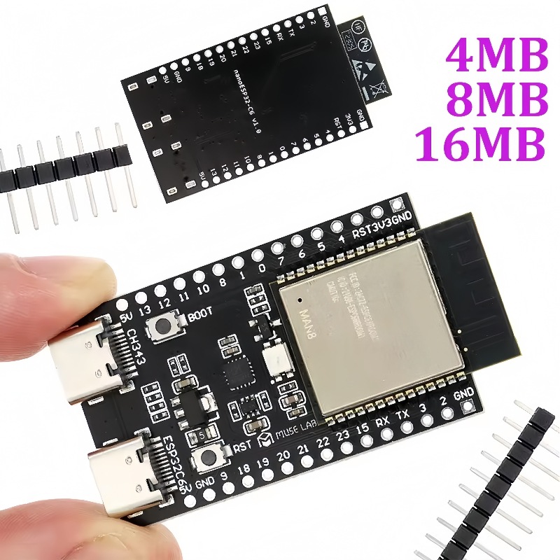 Esp32 C6 - Placa de Desarrollo ESP32-C6-N4/N8/N16, Placa Base
