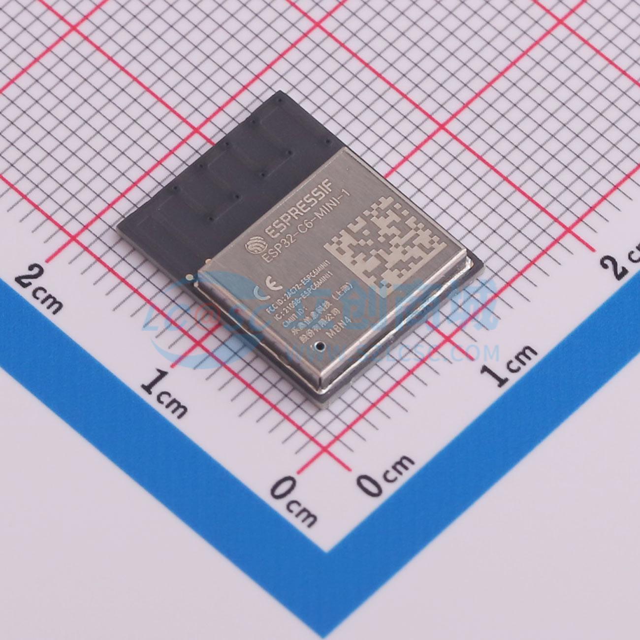 Esp32 C6 - 4 piezas ESP32-C6-MINI-1-N4 SMD-53P ESP32-C6FH4 I2C