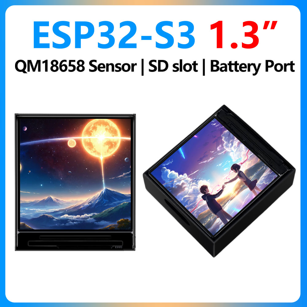 Espressif Esp32 - Waveshare ESP32-S3 Pantalla LCD Mini TV