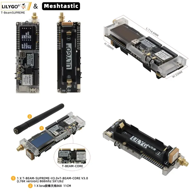 Esp32 - Módulo LILYGO T-Beam ESP32-S3 SX1262 Meshtastic