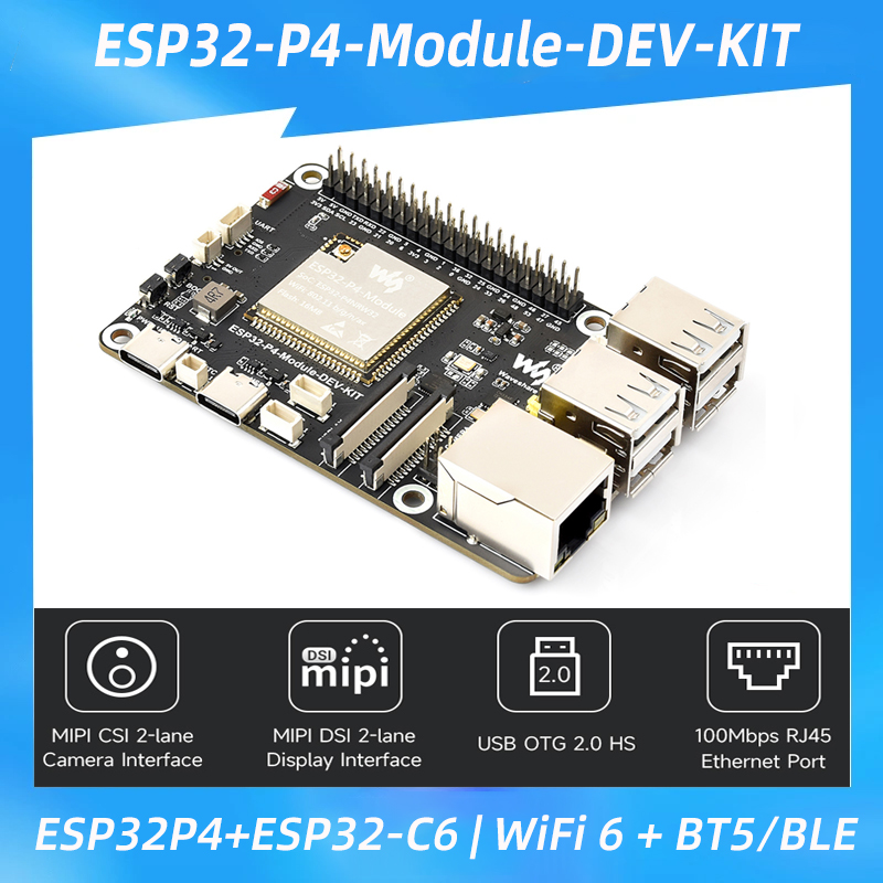 Esp32 C6 - Placa de desarrollo ESP32-P4 + ESP32-C6