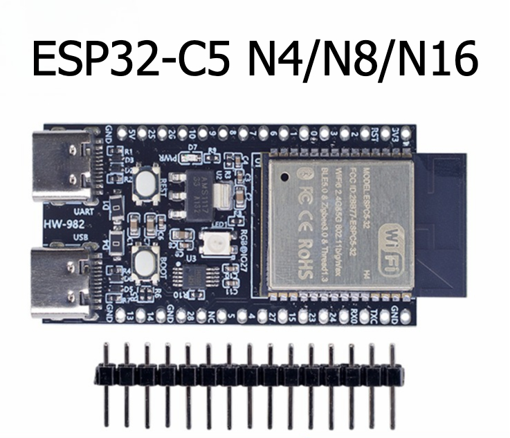 Esp32 Uart Module - Esp32-c5-devkitc-1 N4/N8/N6 Placa de Desarrollo con