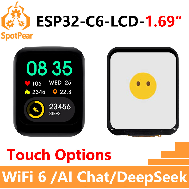 Waveshare ESP32-C6 opción LCD  - Esp32 C6 reseña y precio