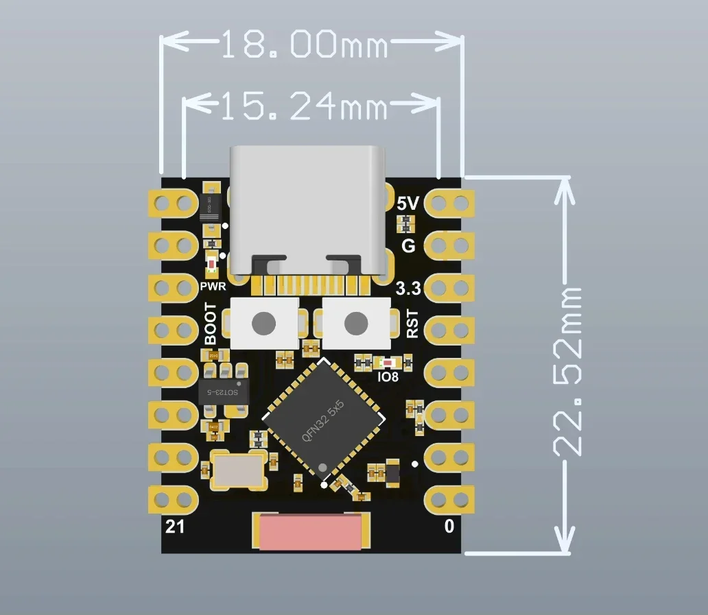ESP32-C3 ESP32 Super Mini Plac - Esp32 C3 reseña y precio