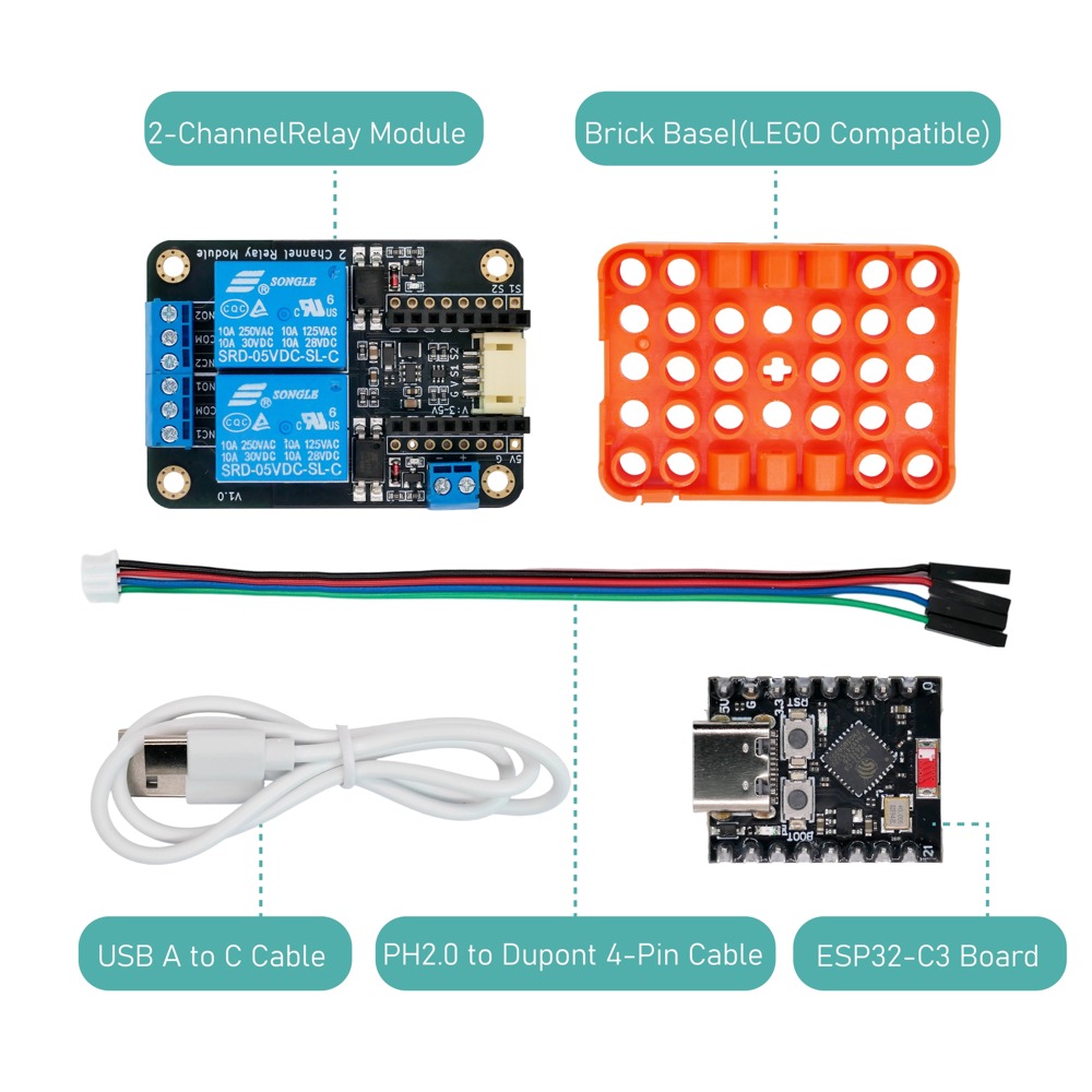 Módulo de relé de 2 canales, e - Espressif Esp32 reseña y precio