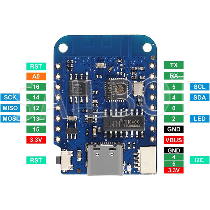 1-10 Uds WeMos D1 Mini ESP8266 - Esp8266 Nodemcu reseña y precio