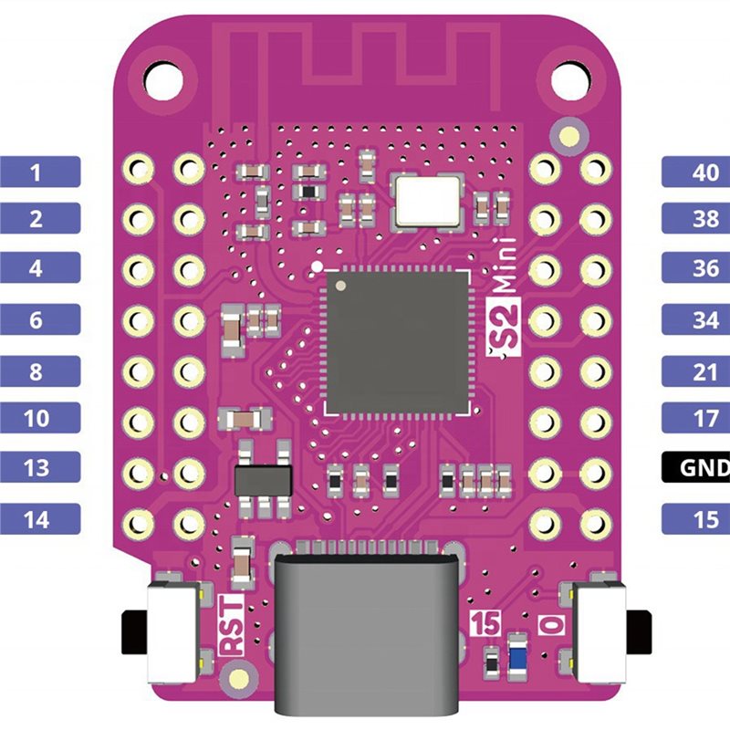 AAAEL-5PCS S2 Mini V1.0.0 Plac - Esp32 S2 reseña y precio