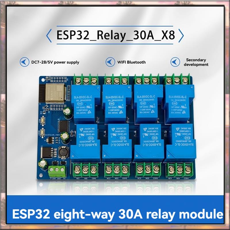 BAAZ Módulo de relé de 8 canal - Espressif Esp32 reseña y precio