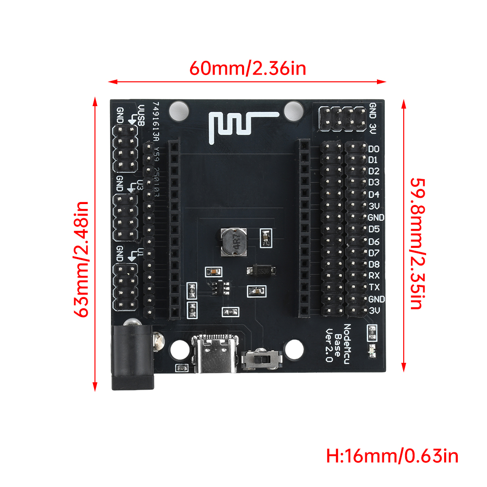 Placa de Desarrollo WiFi NodeM - Esp8266 Nodemcu reseña y precio
