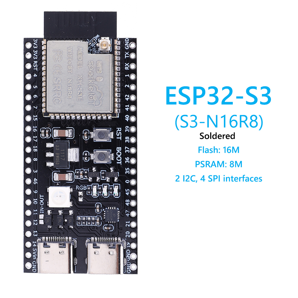 Placa de desarrollo ESP32 S3 N - Esp32 Wifi Bluetooth Module reseña y precio