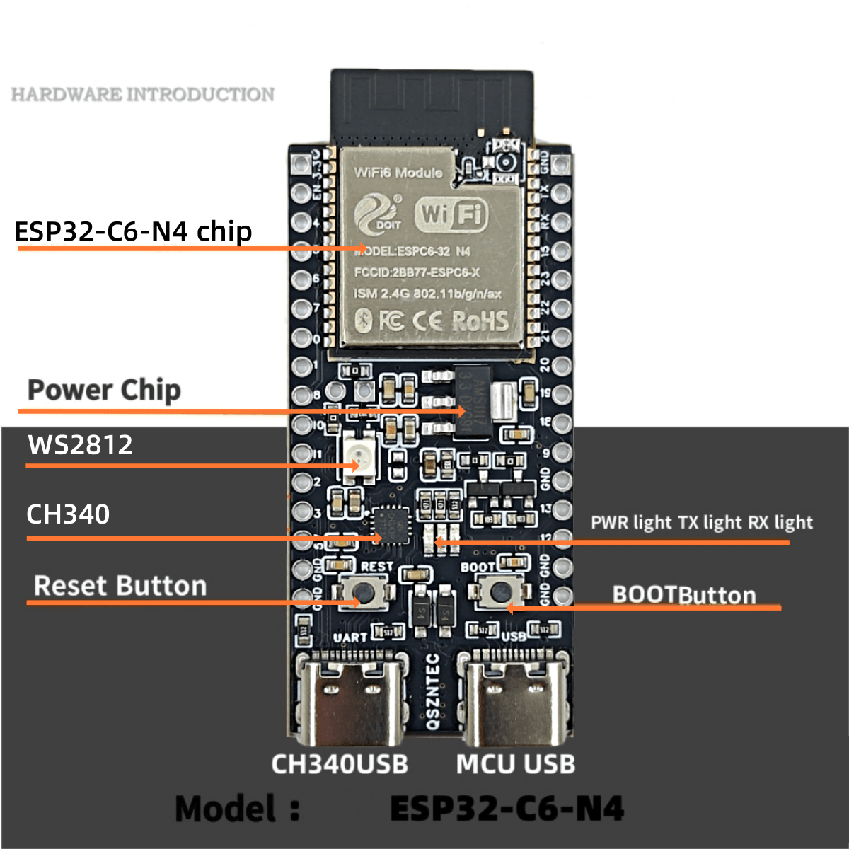 ESP32-C6-DevKitC-1 Placa centr - Espressif Esp32 reseña y precio