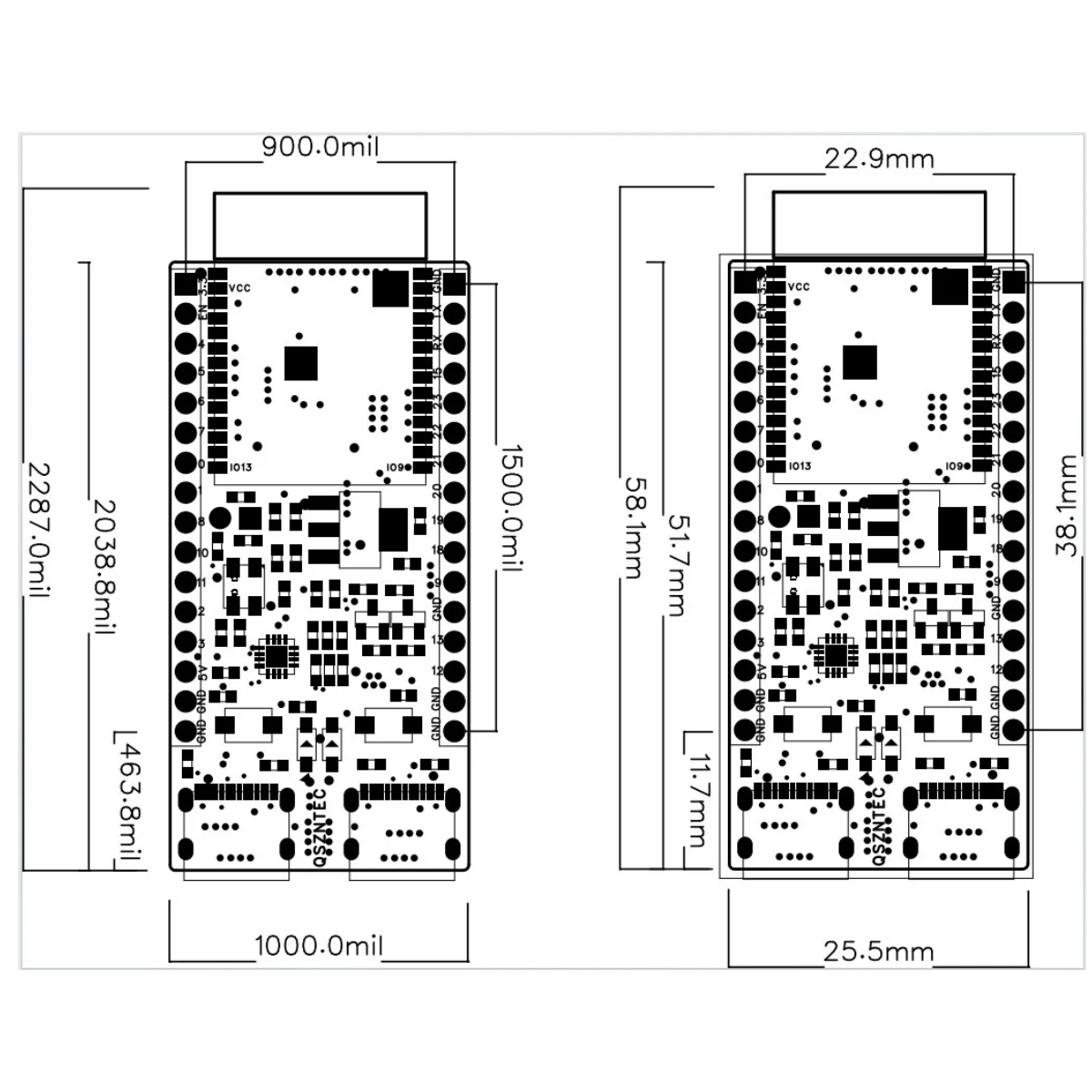 ESP32-C6-DevKitC-1 Placa centr - Espressif Esp32 reseña y precio