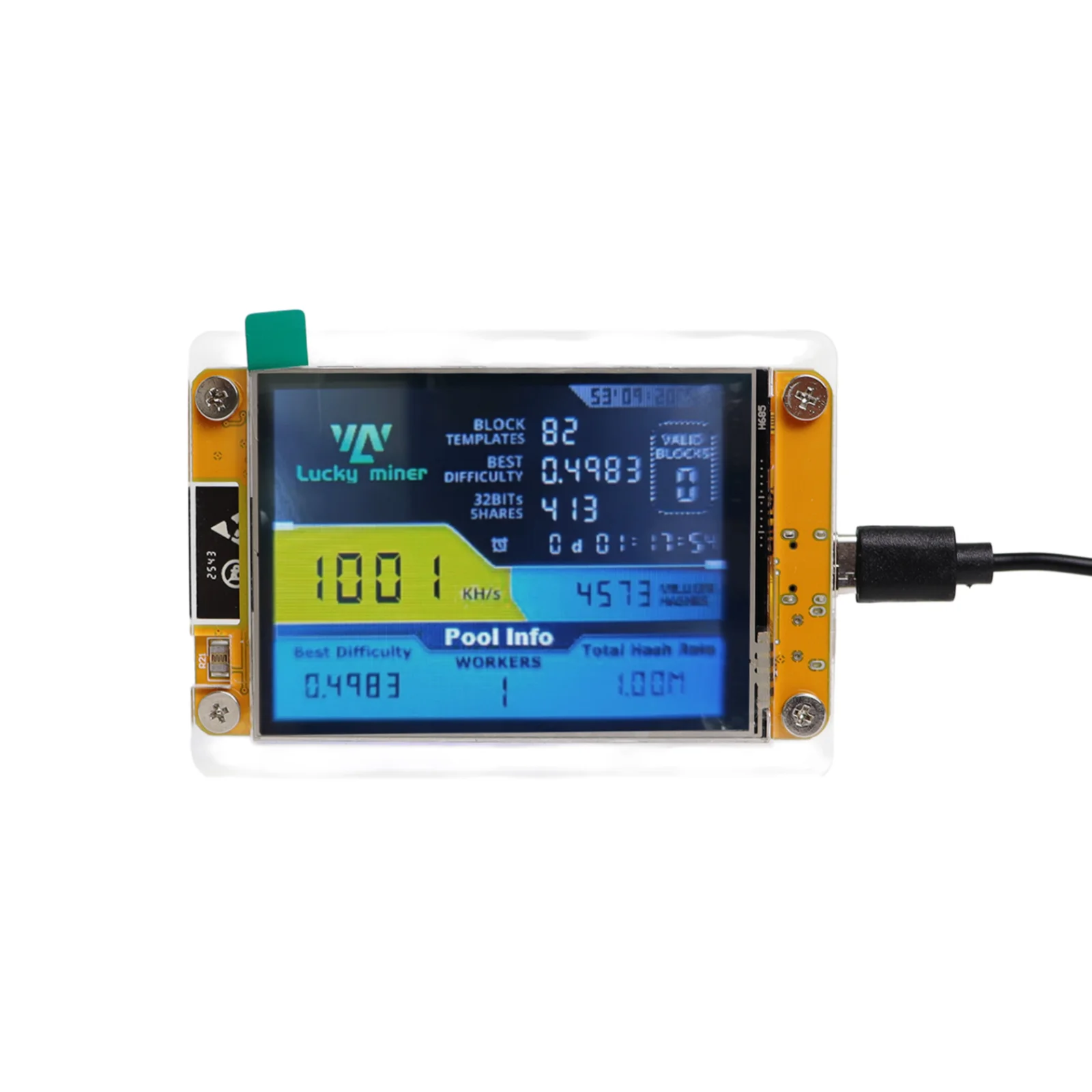 Lucky Miner LV04 NerdMiner V2  - Espressif Esp32 reseña y precio