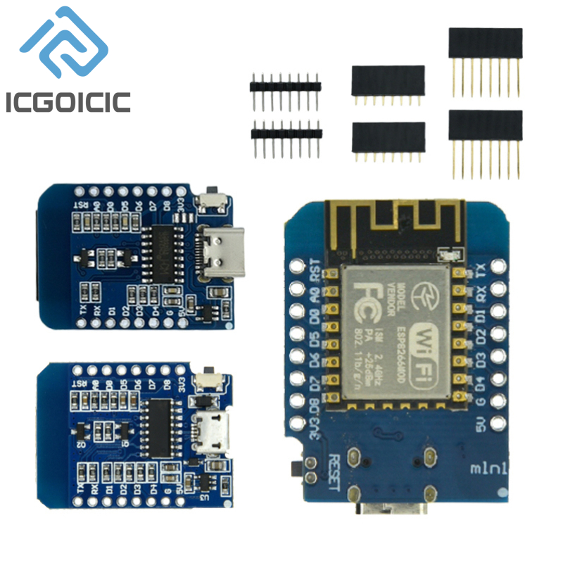 D1 Mini-Mini NodeMcu 4M Bytes  - Esp8266 Nodemcu reseña y precio