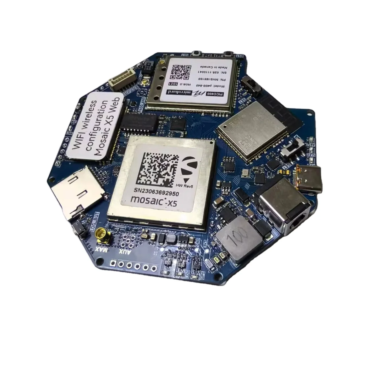 Septentrio_mosaic X5 Placa de  - Esp32 reseña y precio