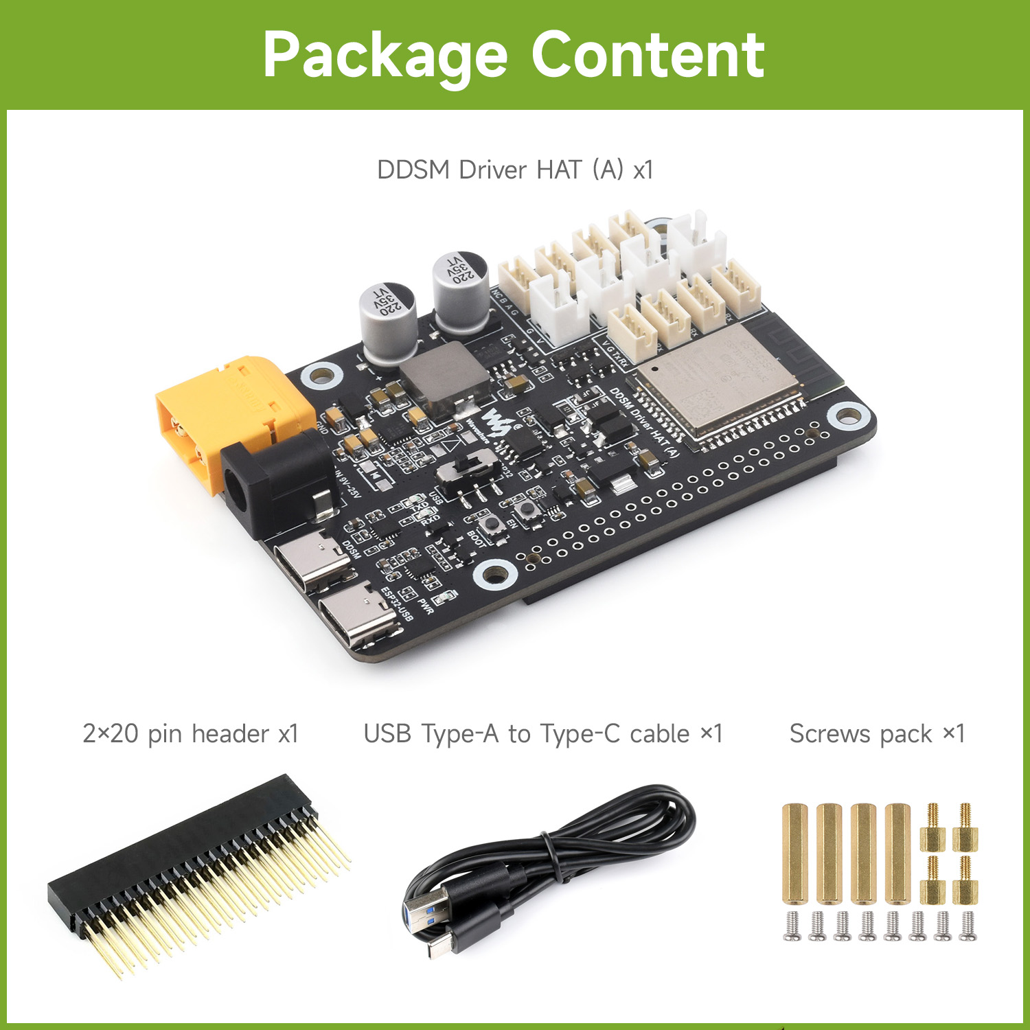 Placa controladora de servomot - Esp32 Uart Module reseña y precio